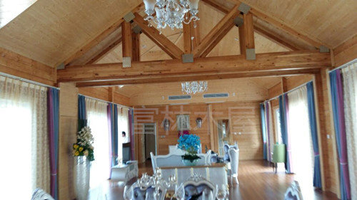 Interior Effect of Wooden House